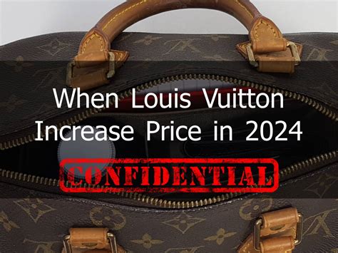 louis vuitton increase price